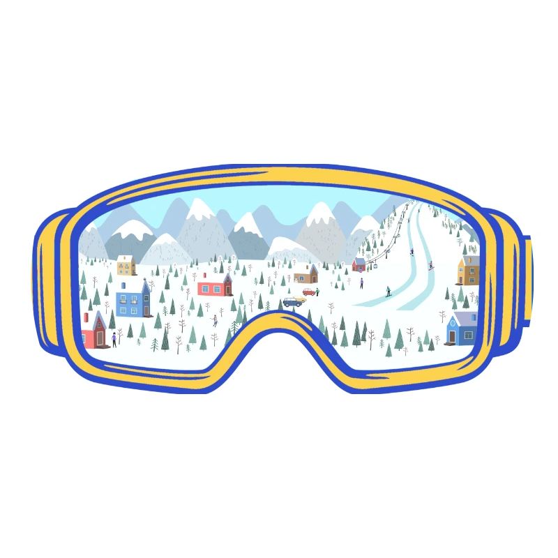 Ski google, snowboard