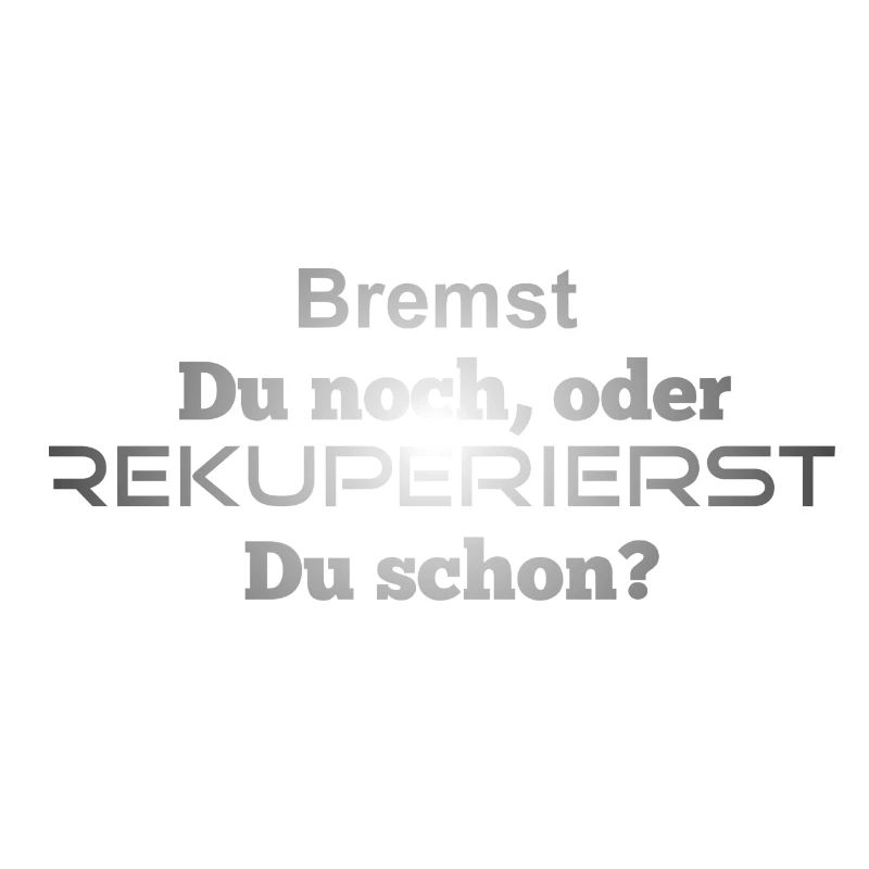 Bremst Du noch oder rekuperierst Du schon