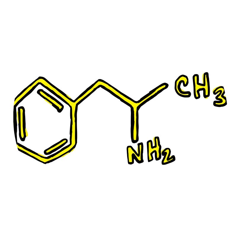 Amphetamine structural formula chemistry