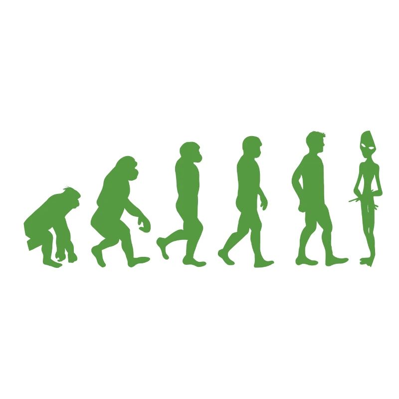 Alien / Area 51 / UFO: Evolution - Affe - Mensch -