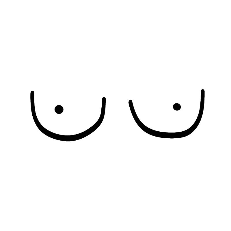 Boobs breasts lusige gift idea mask