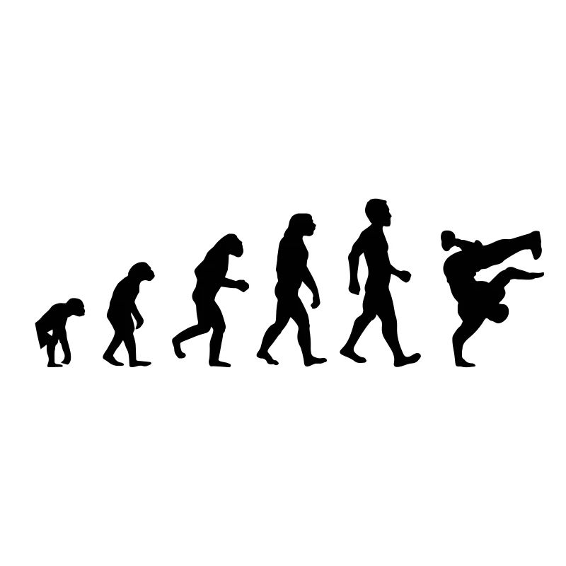 Evolution Breakdance motif as a gift