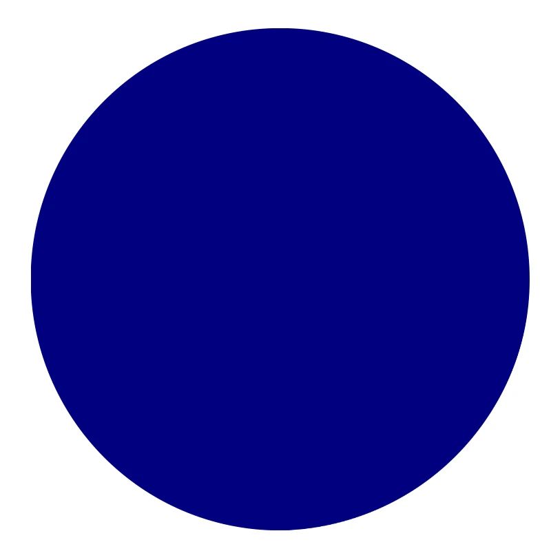 Blue circle