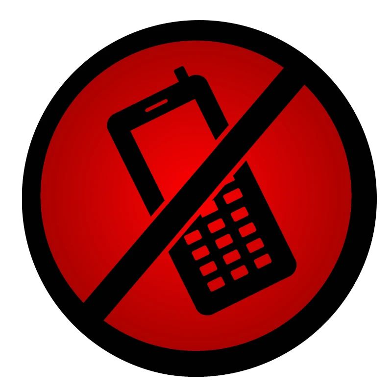 les interdictions de téléphone portable :)