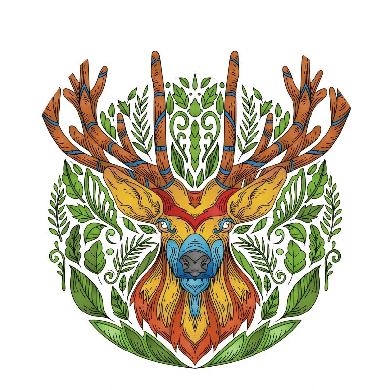 Deer deer nature deer head