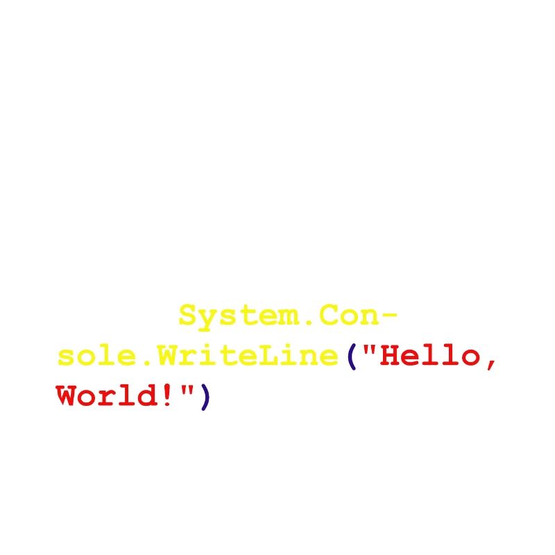 Programme cadeau pour les développeurs Hello World C # Sharp