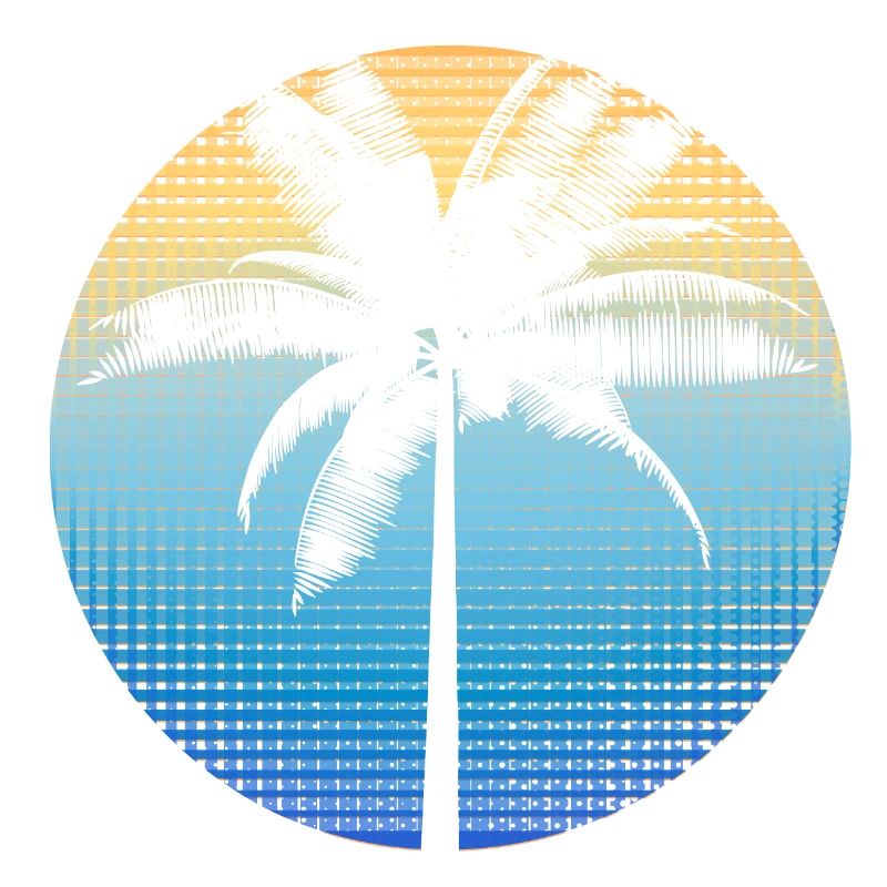 Palm (circle, lines)