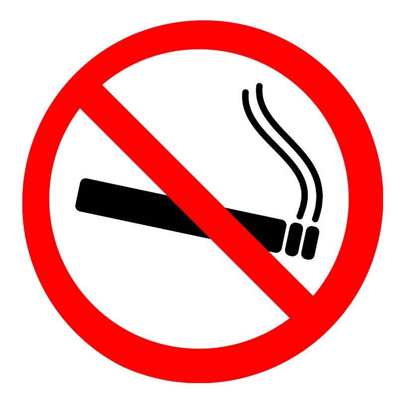 Interdiction de fumer - panneau d'interdiction de fumer
