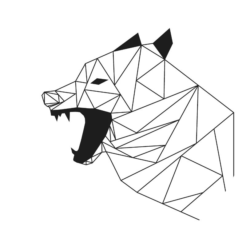 Geometrischer Wolf