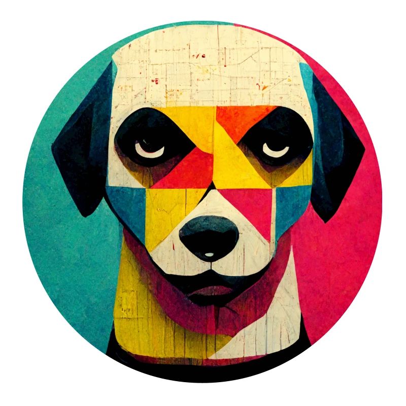 Drôle de chien Pop Art