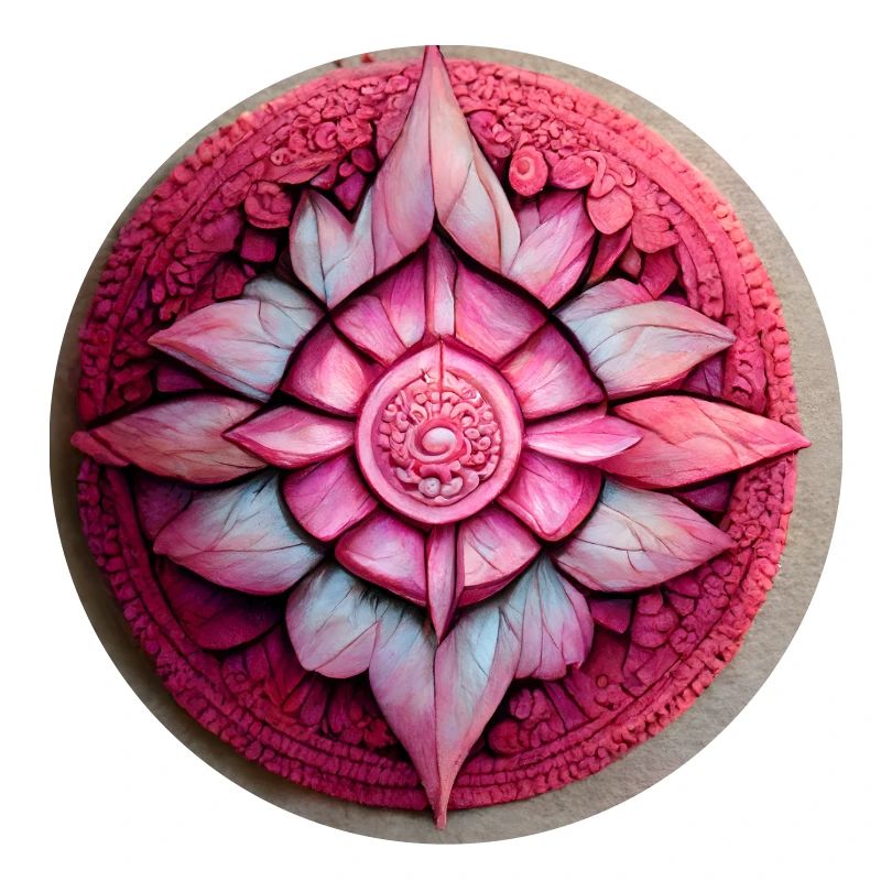 Pink Mandala Muster