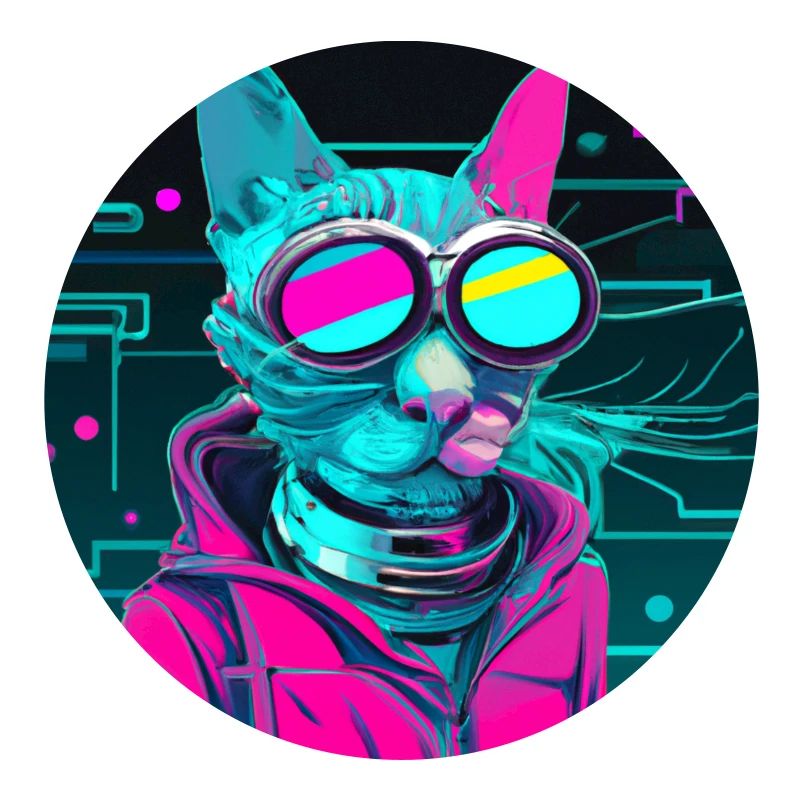 Chat élégant