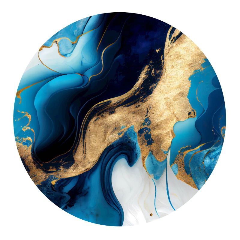 Blauer moderner Marmor