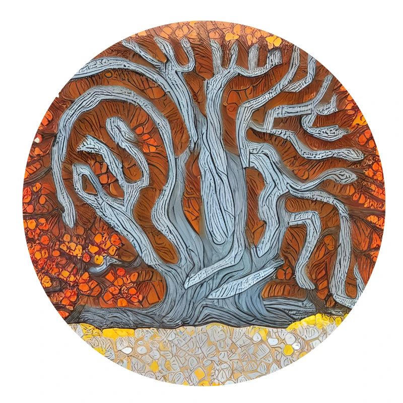 old tree during spring