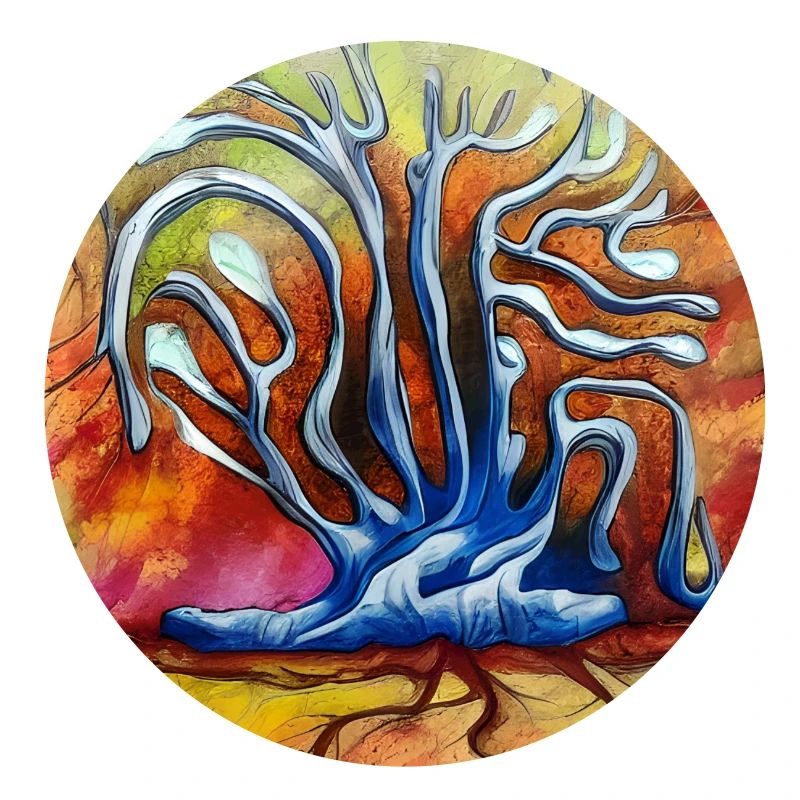 old tree during sunny summer day