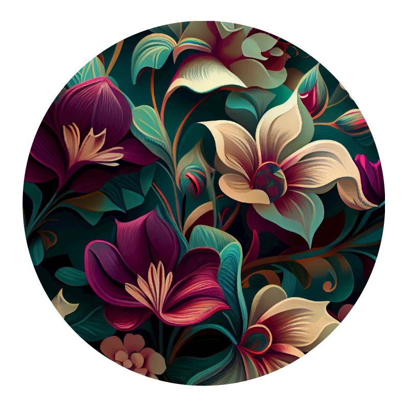 Motif de fleurs botaniques