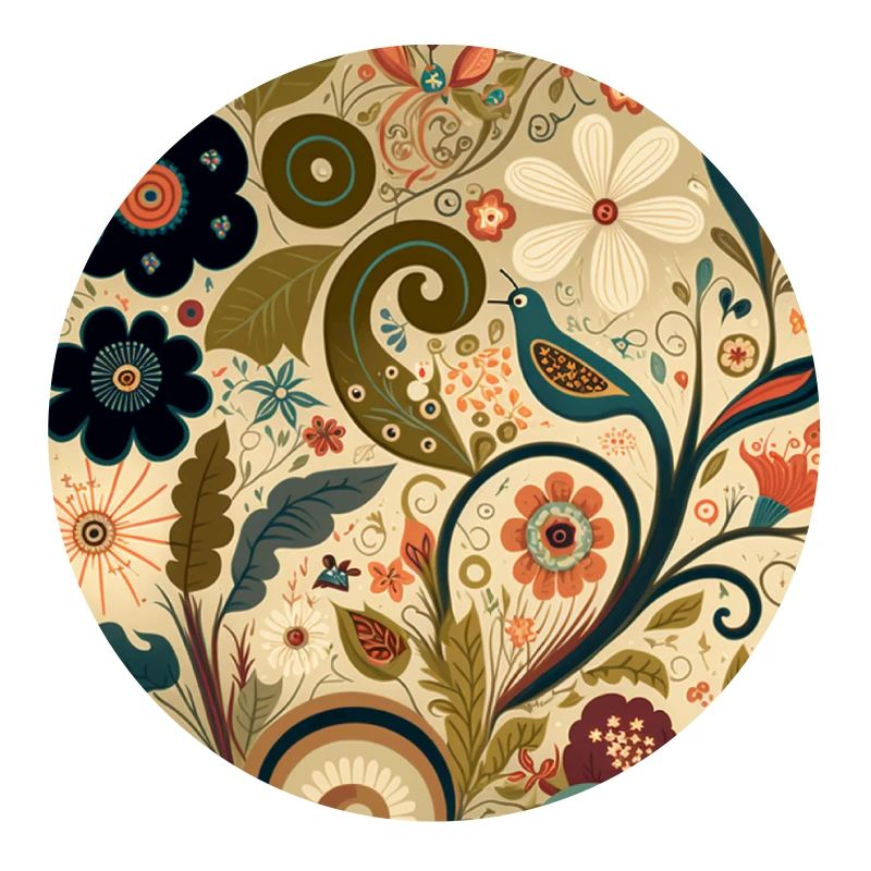 Botanicals Autumnal Flower Pattern
