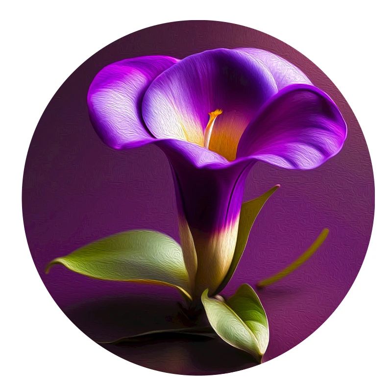 Calla pourpre