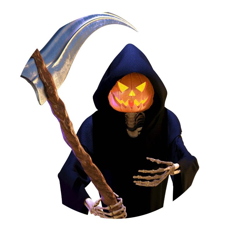 Der Sensenmann zu Halloween