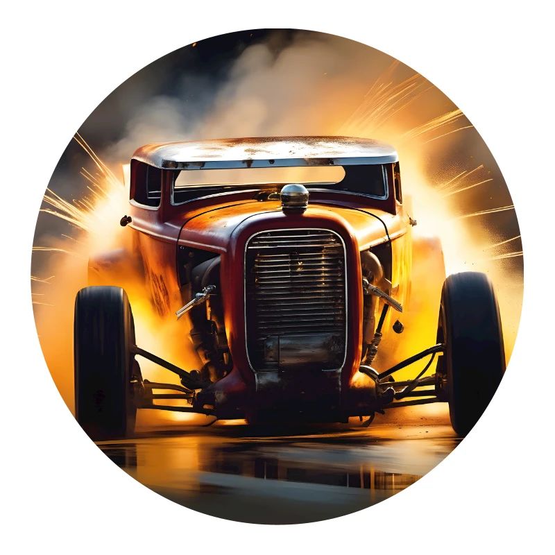 Rusty Hot Rod racing #8