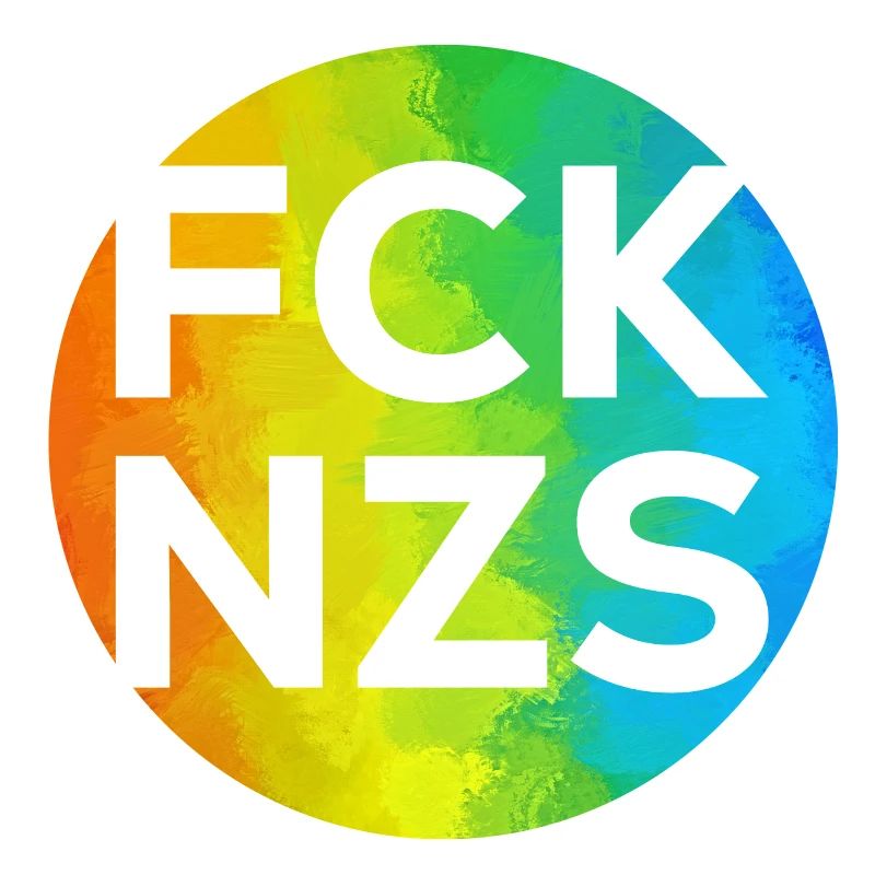 Fck NZS Cutout Regenbogen