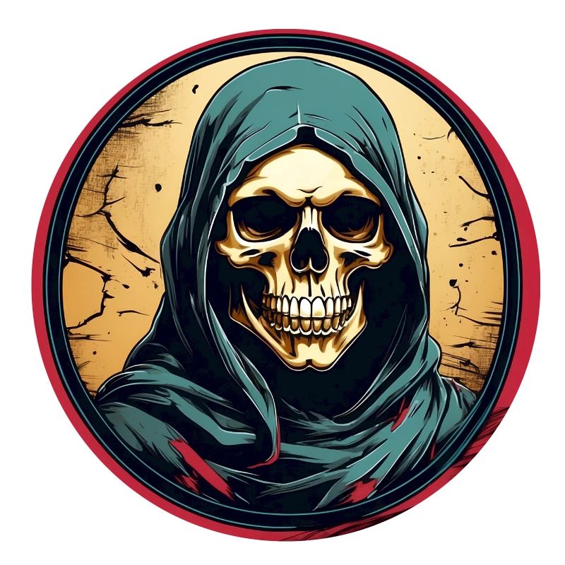 Motif de conception gothique Skull Reaper