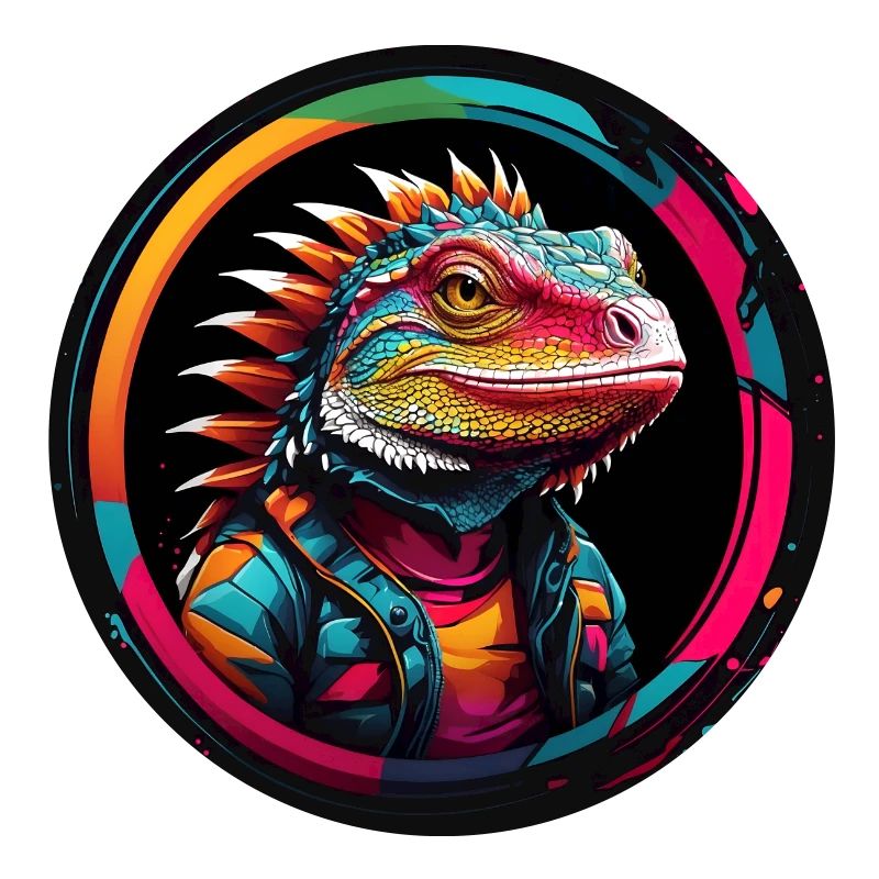 Coole Echse Waran Bartagame