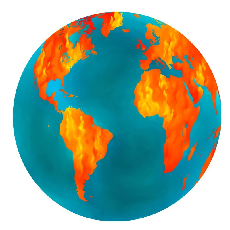 Terre, feu et glace