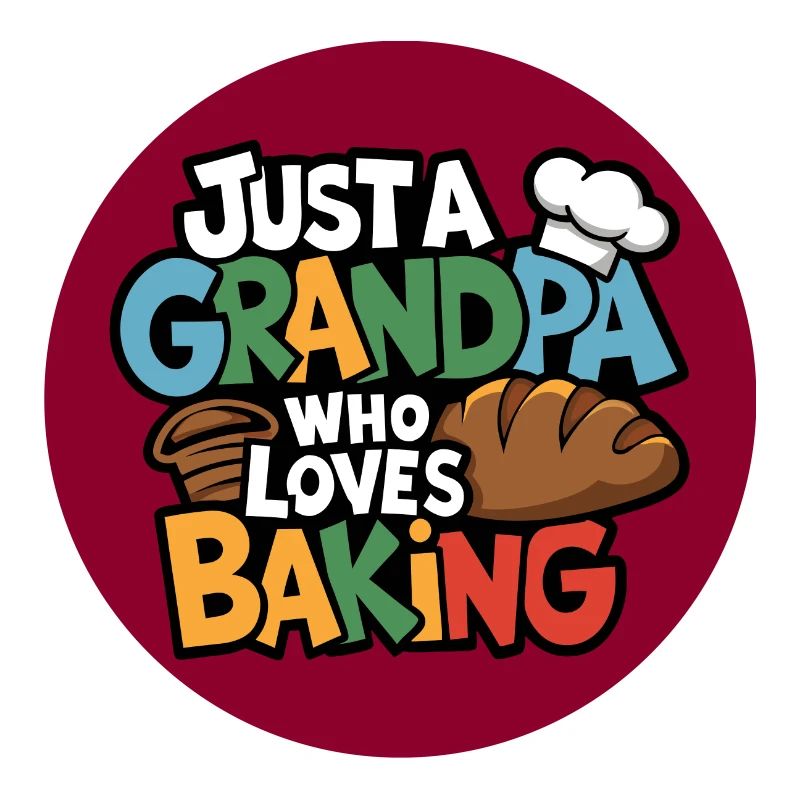 Papi est boulanger, notre papy aime cuisiner