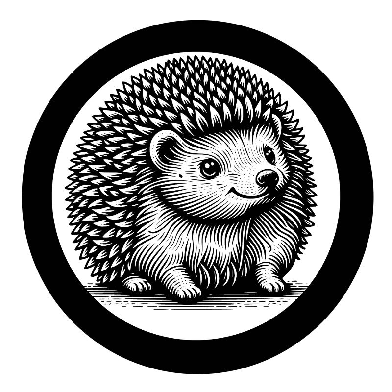 Petit hérisson mignon