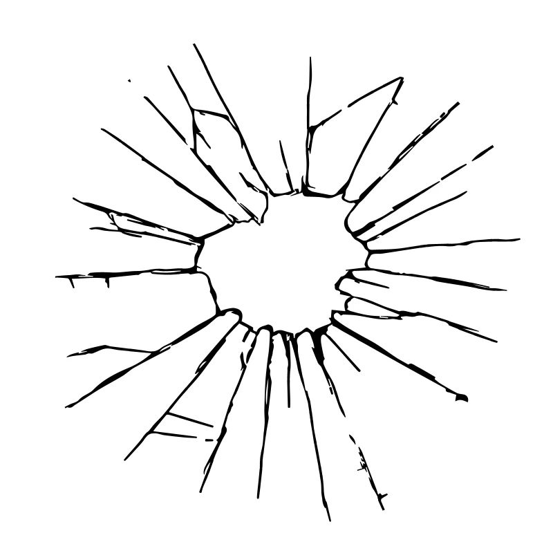 Broken glass