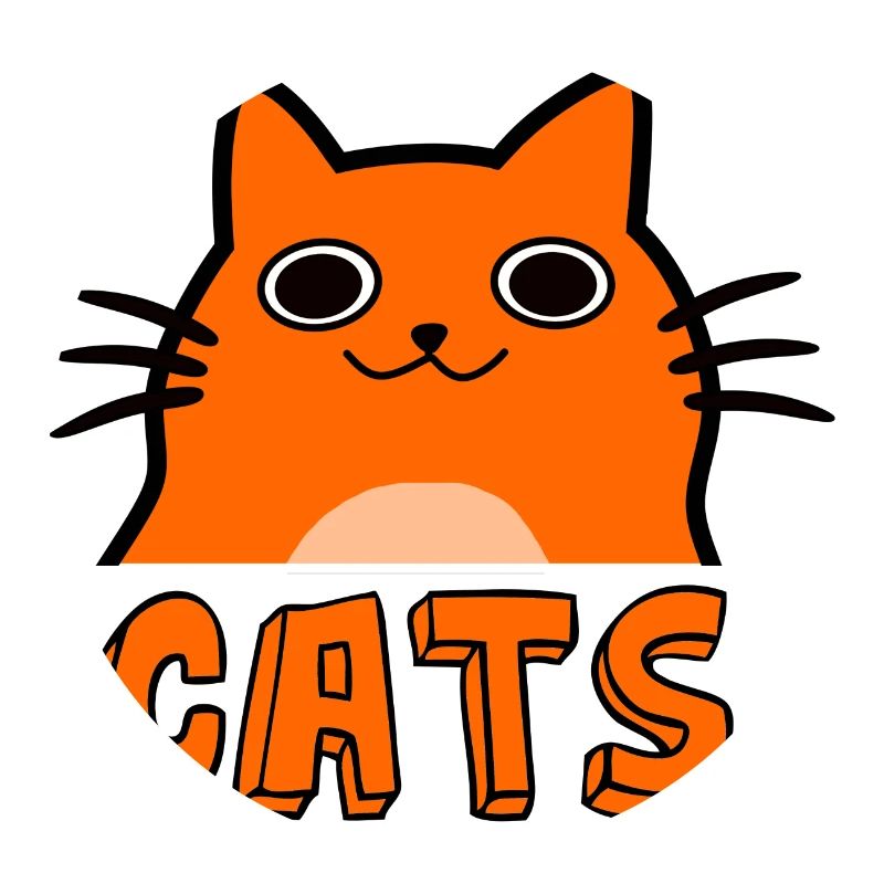 Süße Comic Katze