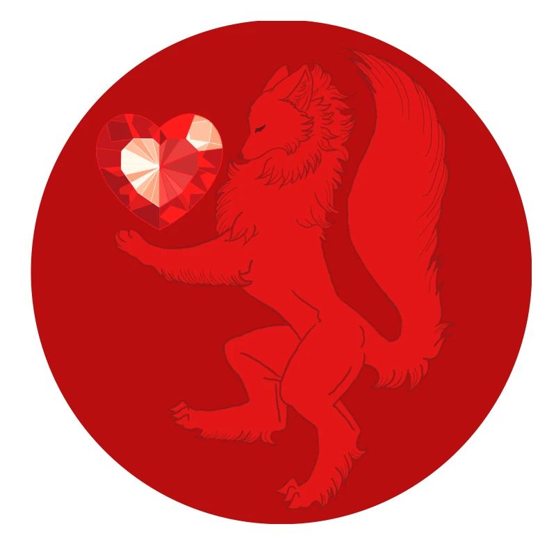 Heraldisch (Hintergrund, rot)