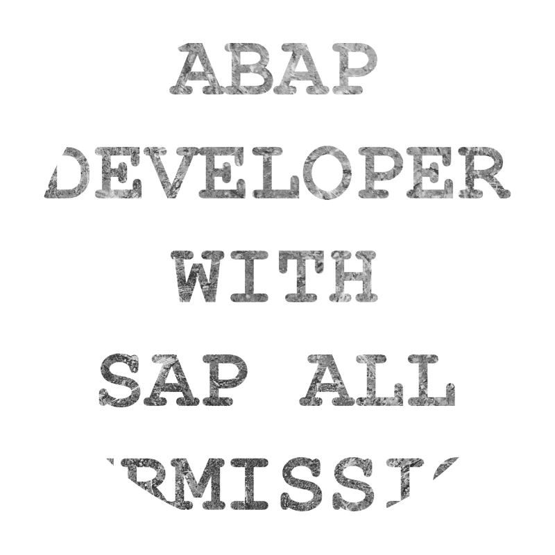 ABAP SAP Developer! idée cadeau