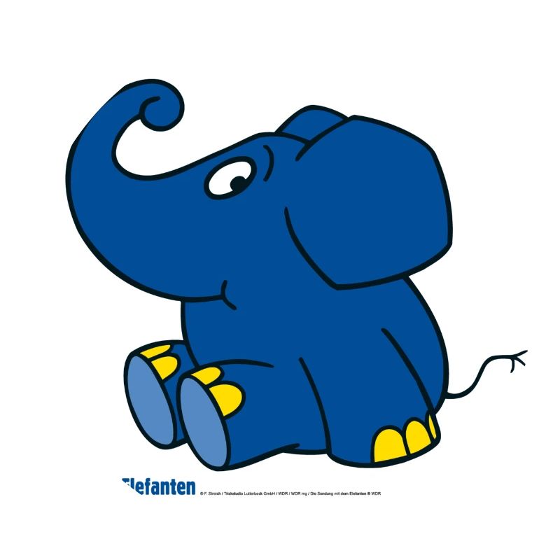 Der Elefant - sitzend