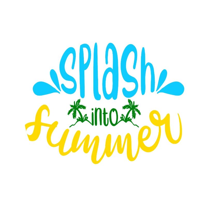 Planschen Sie in den Sommer