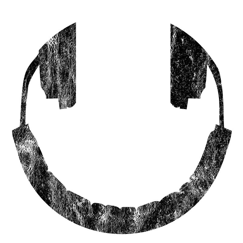 Musik - Kopfhörer - Smiley