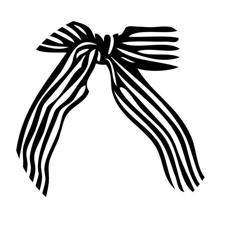 Stripes pattern ribbon