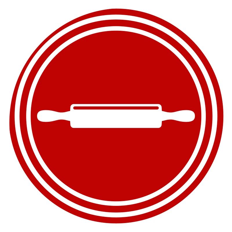 Kitchen roll icon rolling pin