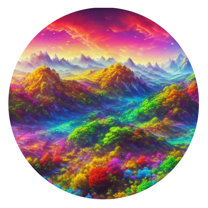 A technicolor dreamscape
