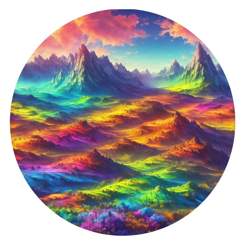 A technicolor dreamscape