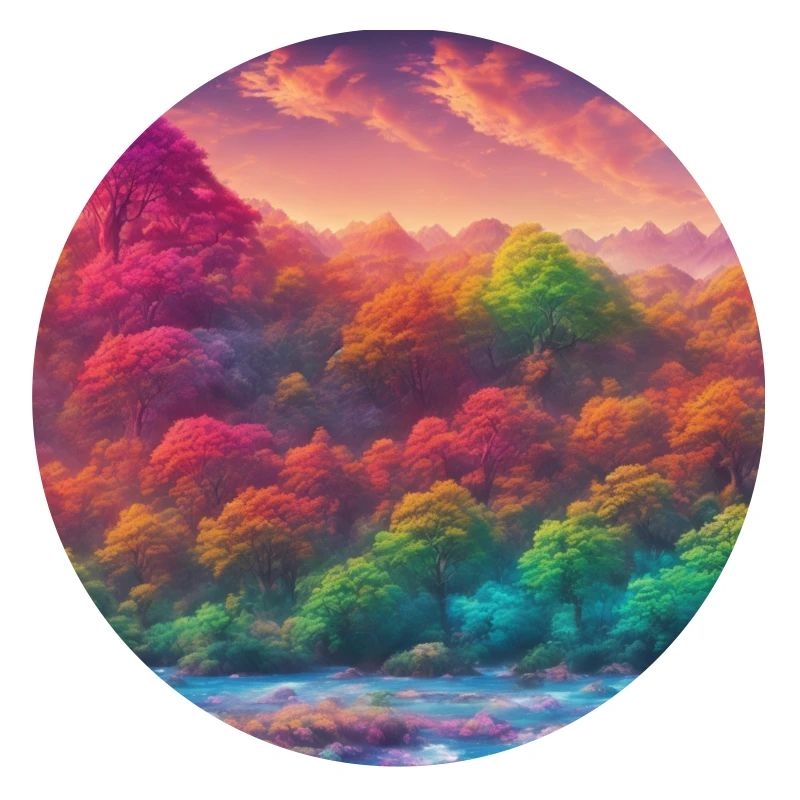 A technicolor dreamscape