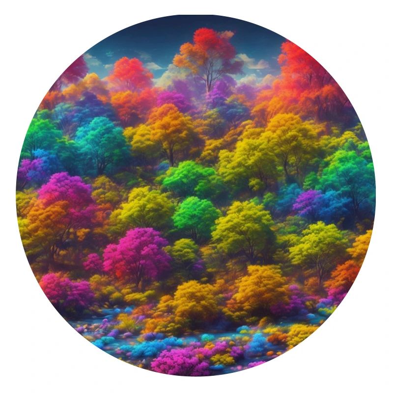 A technicolor dreamscape