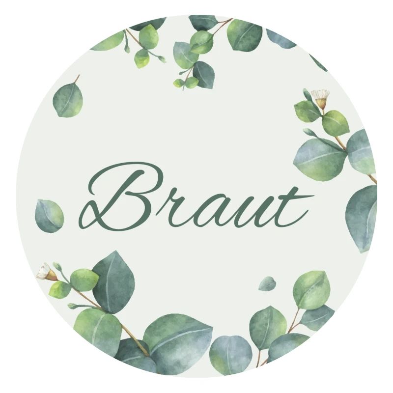 JGA-Button EUKALYPTUS | Braut