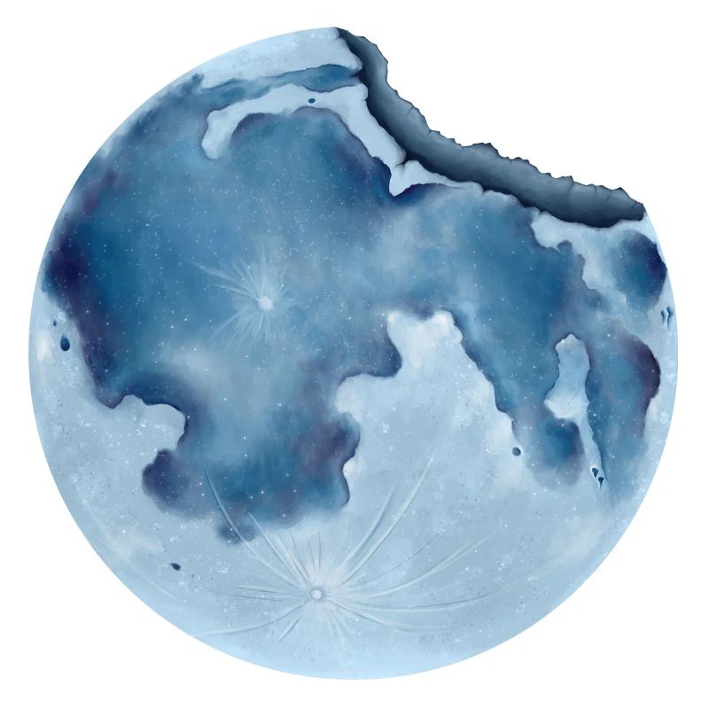Lune brisée