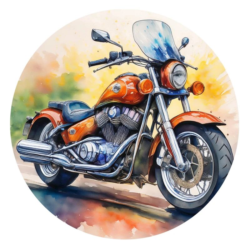 Bold Retro Motorcycle Design