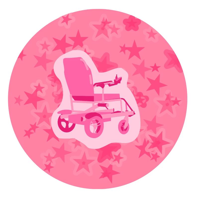 Disability Isn’t Inability – E-Rollstuhl Button mi