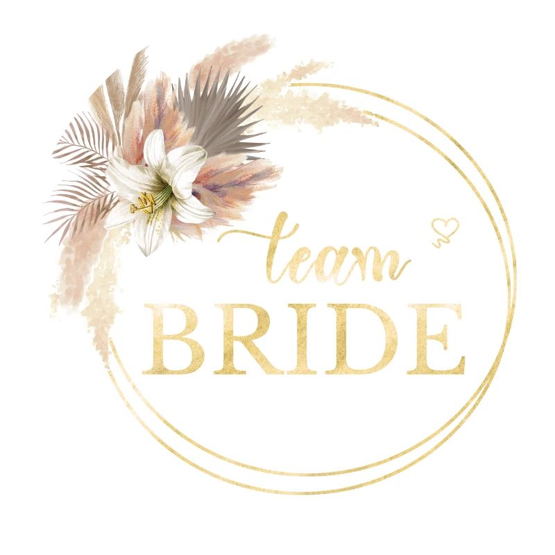 Équipe Bride! Couronne florale Boho Circle