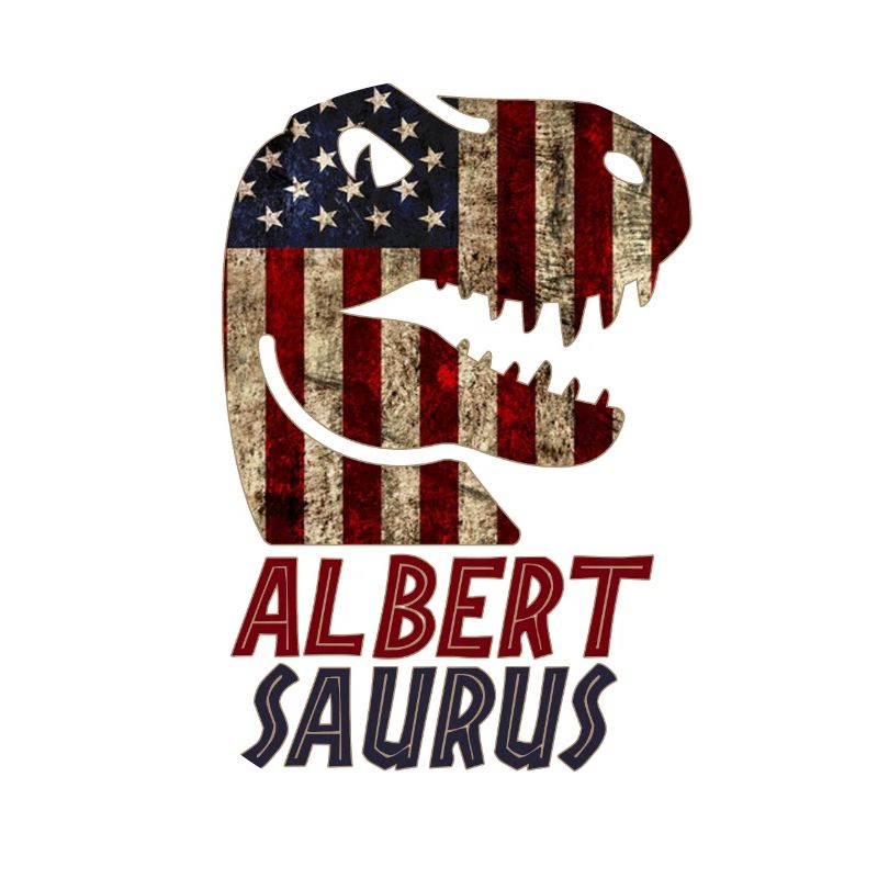Patriotic Albert Dinosaur Albertsaurus
