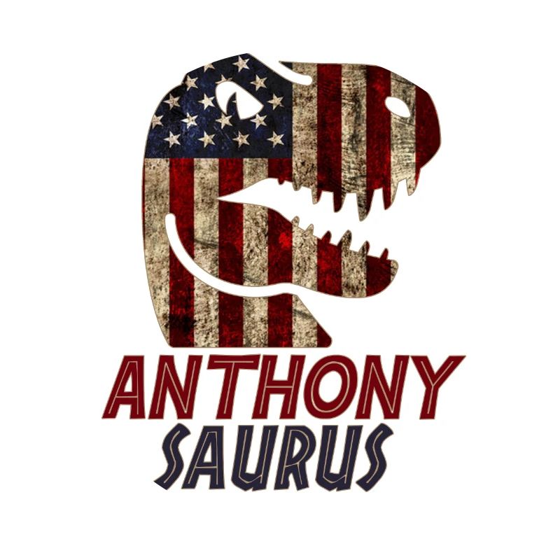 Patriotic Anthony Dinosaur Anthonysaurus